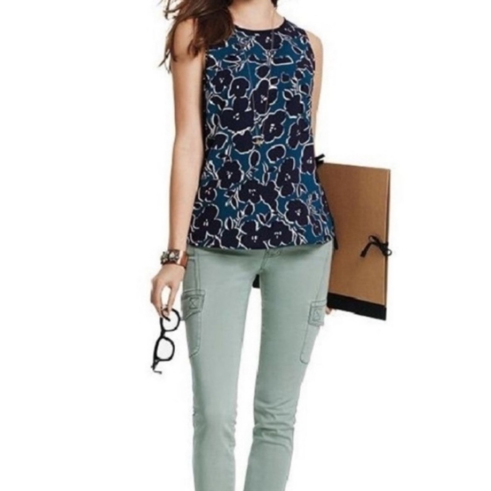 Cabi Warhol Floral Tank size Medium #3087